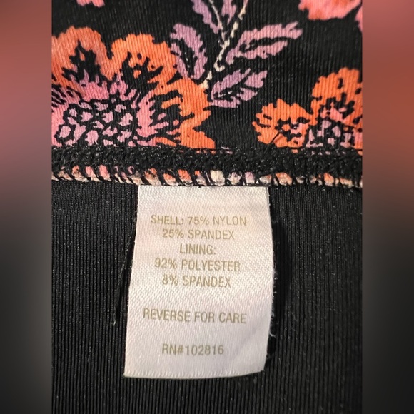 Garnet Hill‎ Floral Bathing Suit Skirt Swimsuit Top 6 Bottom Size 4 - Picture 12 of 15